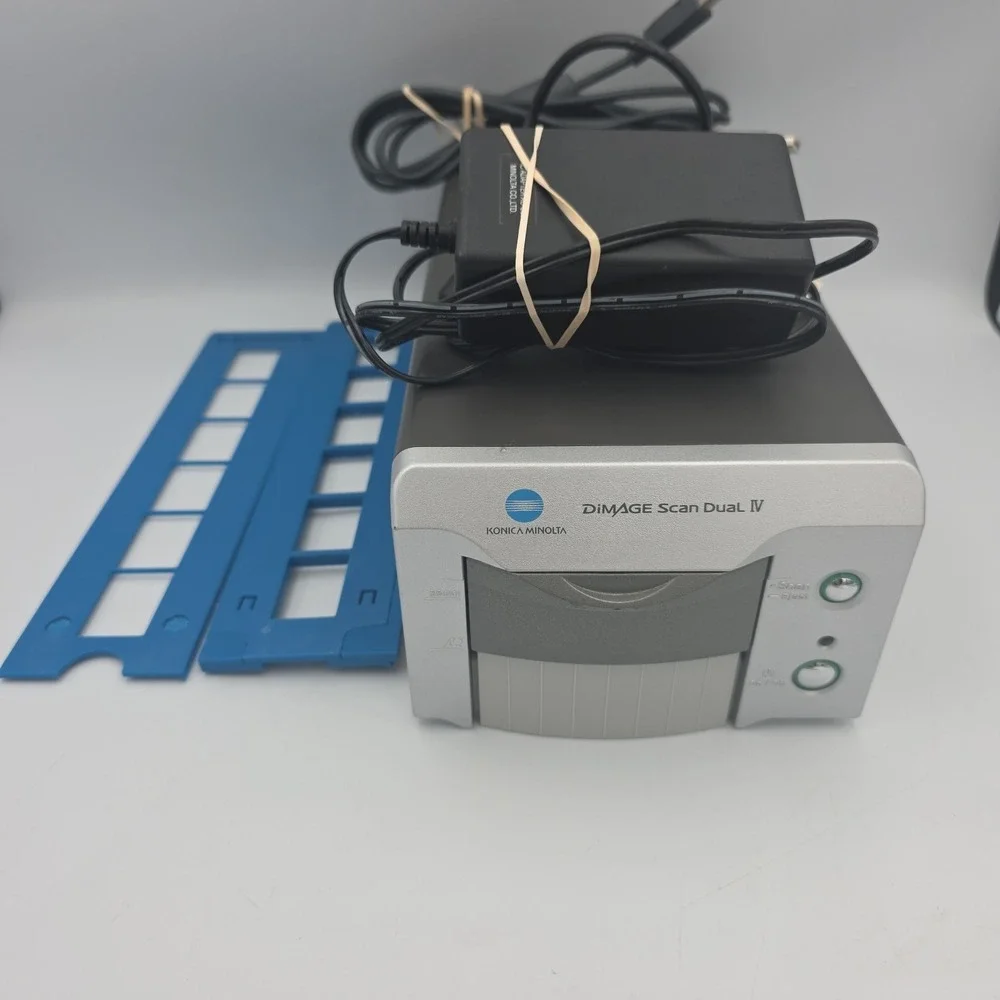 Konica Minolta Dimage Scan Dual IV Film Scanner AF-3200 UNTESTED PARTS OR REPAIR